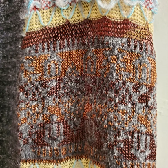 BKE Boho Stripped Open Front Sweater - Small - Picture 11 of 15